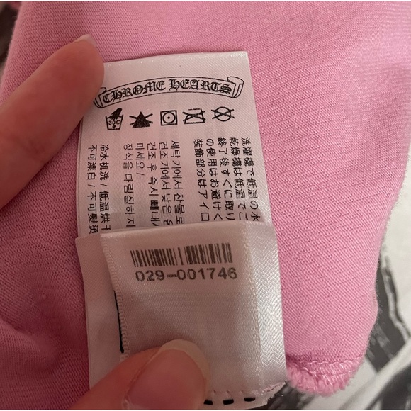 chrome hearts matty boy pink crop top - Picture 5 of 6